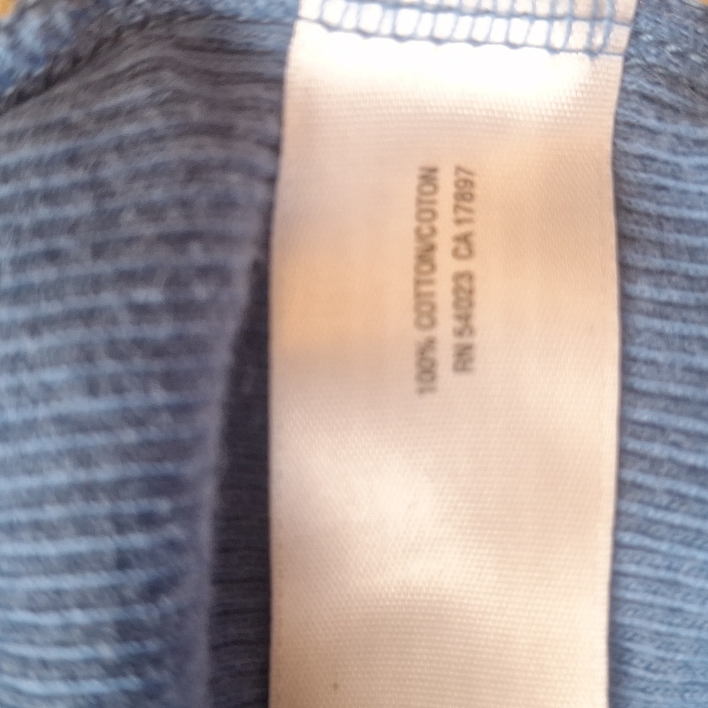 Old Navy Women's Ribbed Blue Crew Neck Tank Top Size XL/TG - Picture 5 of 5